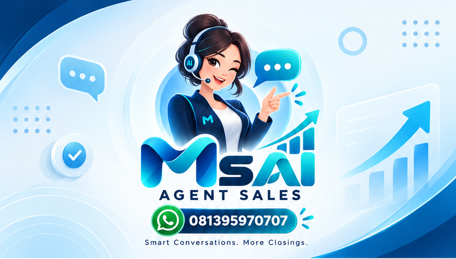 MsAI Sales Agent Visual Utama
